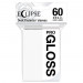 Ultra Pro Small Sleeves: Eclipse Gloss - Arctic White (60)