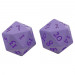 Vivid Heavy Metal d20 Set: Purple (2)