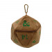 D&D Dice Bag: d20 Plush - D&D Copper w/ Green