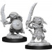 Pathfinder Battles Deep Cuts Unpainted Minis: W13 Male Goblin Fighter