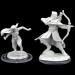 Critical Role Unpainted Miniatures: W2 Verdant Guard Marksman & Satyr