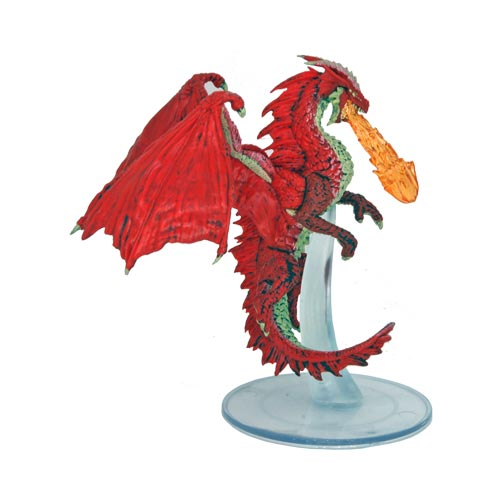 Fangs & Talons #44 Young Red Dragon (R) | Collectible Miniatures | Miniature