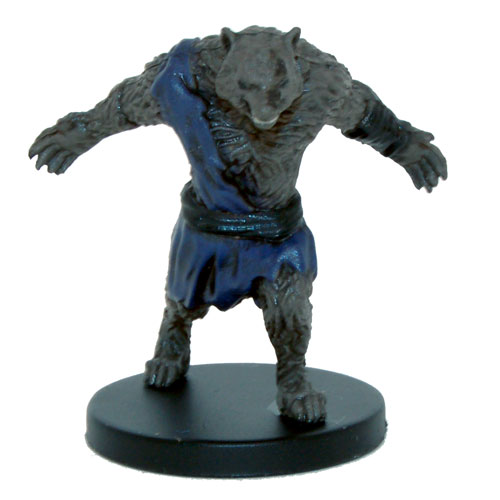Werewolf lycanthrope Dungeons & Dragons miniature D&D pathfinder menagerie mini 