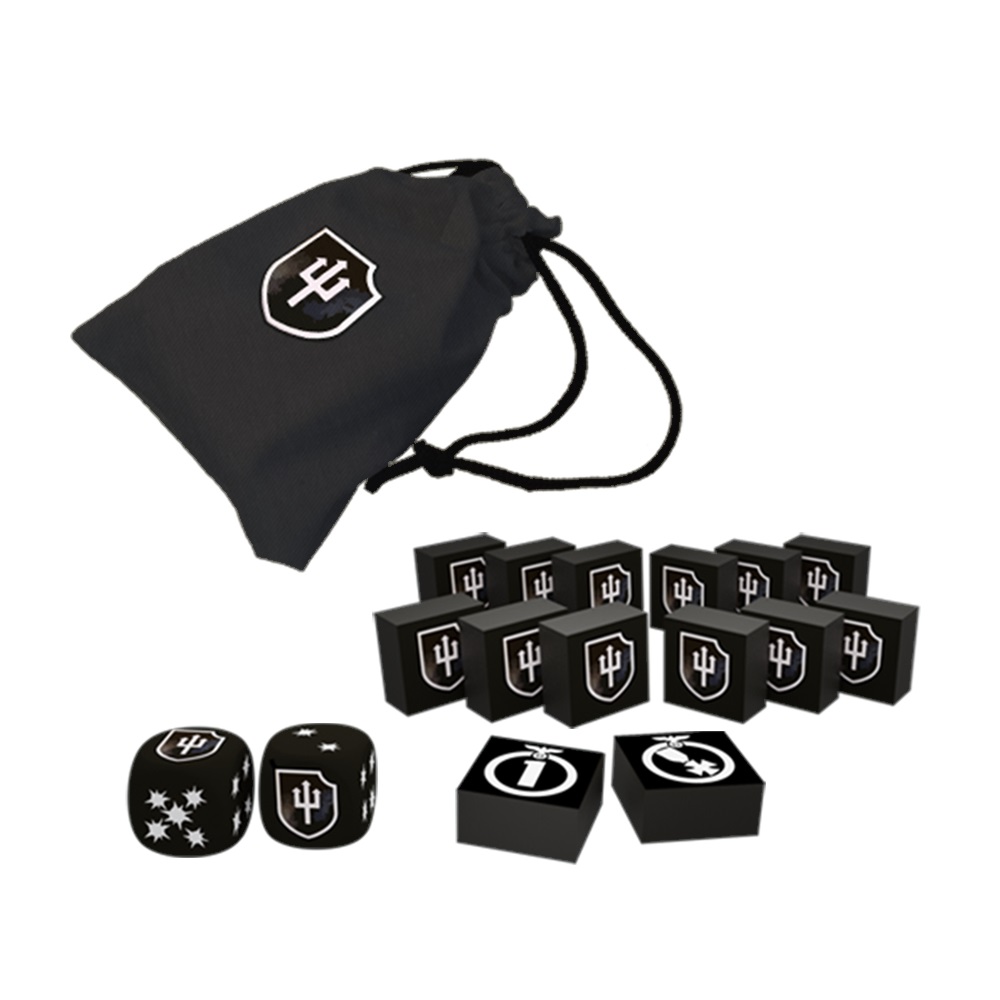 Heroes of Normandie: Game Dice and Tokens - Panzer Division