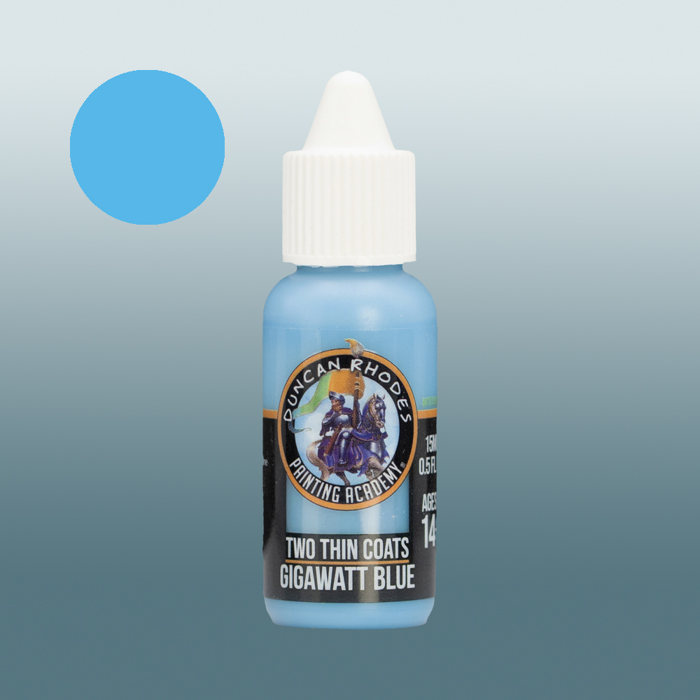 Two Thin Coats: Gigawatt Blue (15ml) (New Arrival)