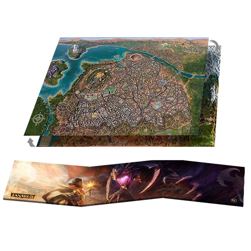 Tanares RPG for 5E: Map & GM Screen