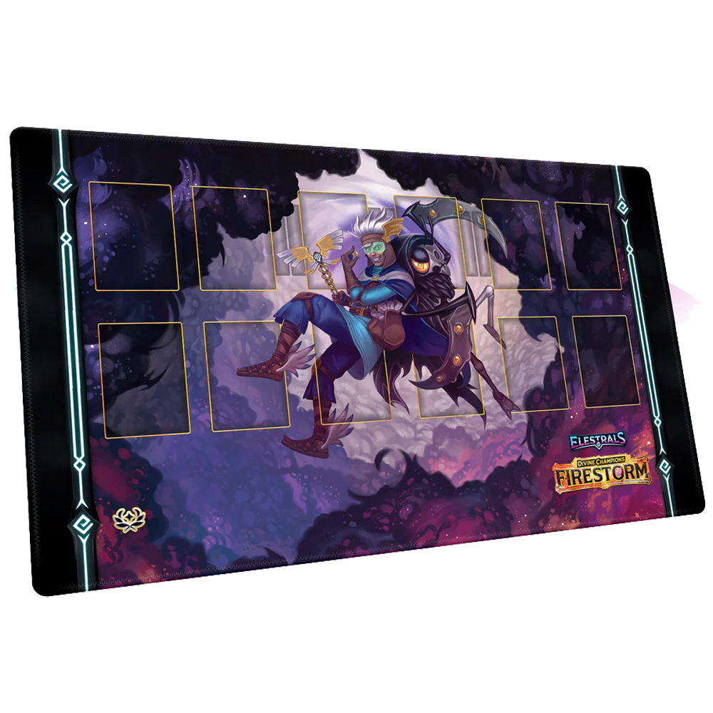 Elestrals Playmat: Divine Champions Firestorm - Hermes & Carryoff (New Arrival)