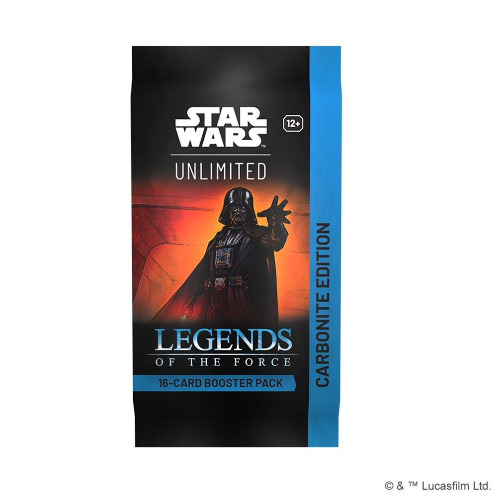 Star Wars Unlimited TCG: Legends of the Force - Carbonite Booster Pack (Preorder)