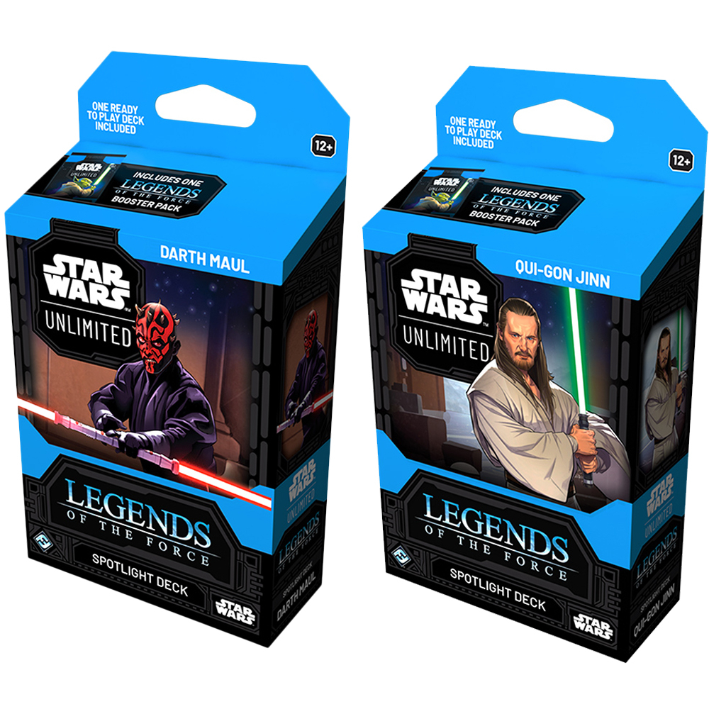 Star Wars Unlimited TCG: Legends of the Force - Spotlight Deck (Set of 2) (Preorder)
