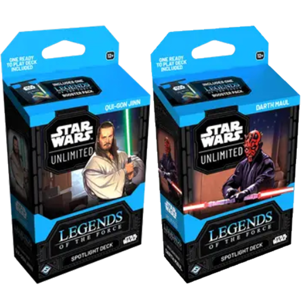 Star Wars Unlimited TCG: Legends of the Force - Spotlight Deck (Set of 2) (Preorder)