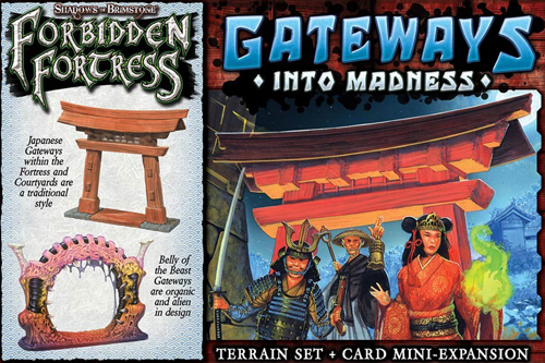 Shadows of Brimstone: Forbidden Fortress - Gateways Into Madness Terrain Set