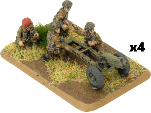 Flames of War: WW2 - Airborne 75mm Light Troop (Last Chance)