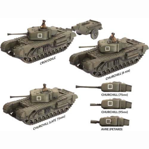Flames of War: WW2 - Churchill Armoured Troop (Last Chance)
