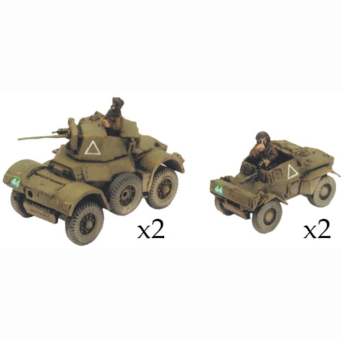 Flames of War: WW2 - Daimler Armoured Car Troop