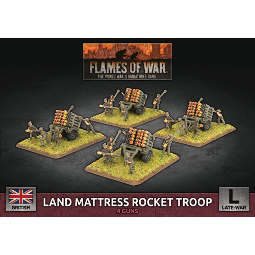 Flames of War WW2: British - Land Mattress Rocket Troop