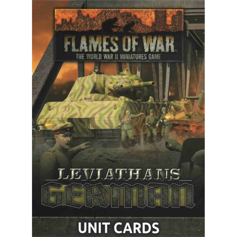 Flames of War: Leviathans - German Unit Cards | Tabletop