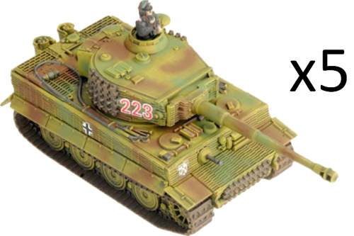 Flames of War: WW2 - Tiger Tank Platoon (Backrooms Sale)