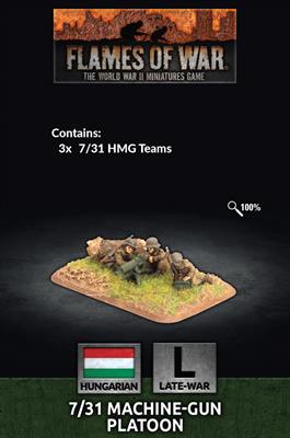 Flames of War: 7/31 Machine Gun Platoon (x3) (Clearance)