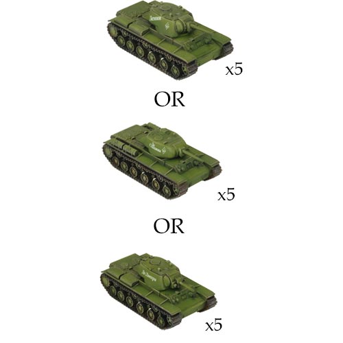 Flames of War: Soviet - KV Tank Company (Game On! Sale)