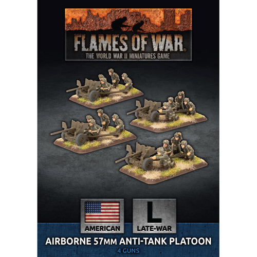 Flames of War: WW2 - Airborne 57mm Anti-Tank Platoon (Last Chance)
