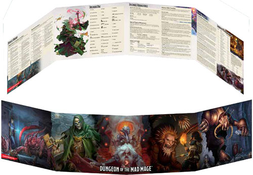 D&D 5E RPG: Waterdeep - Dungeon of the Mad Mage DM Screen