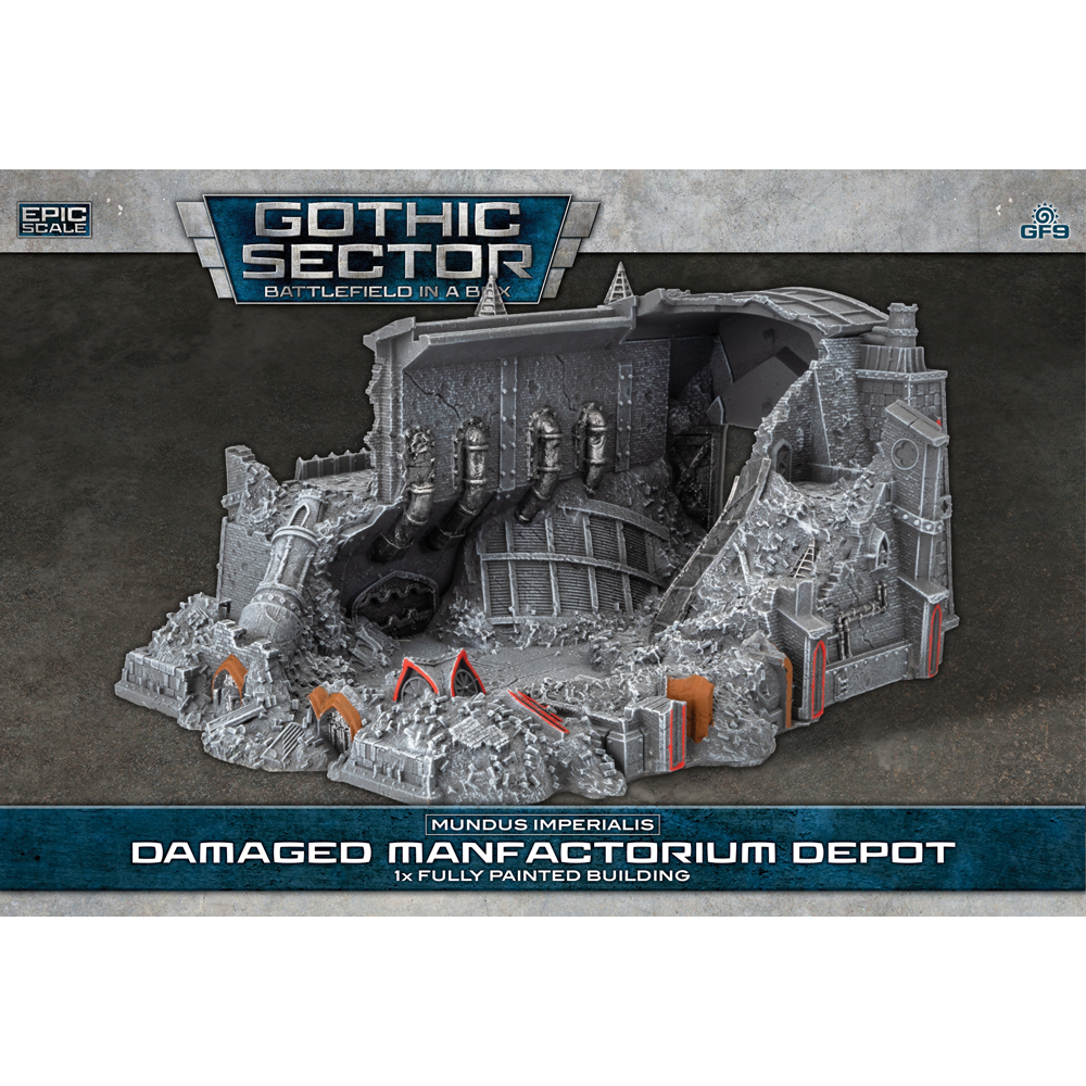 Battlefield in a Box Gothic Sector: Mundus Imperialis - Manufactorium Depot (Damaged) (New Arrival)