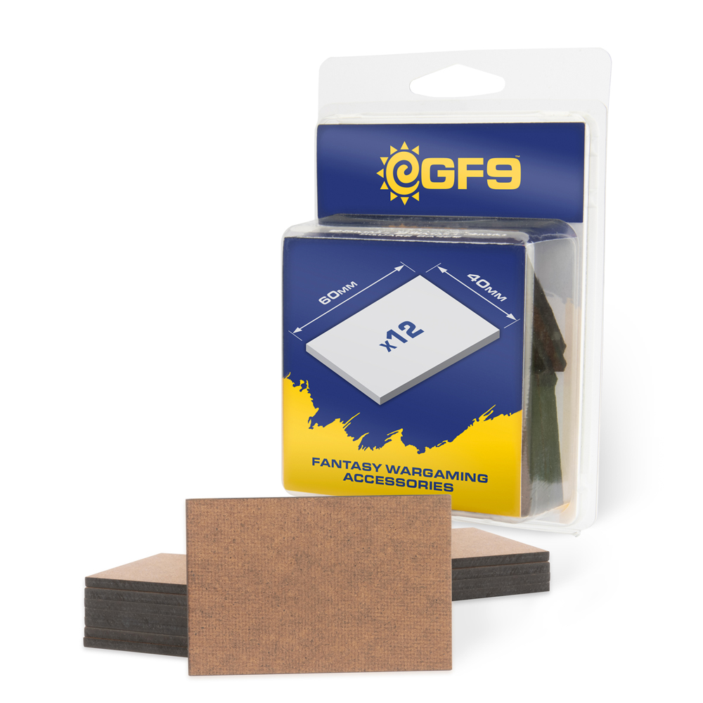 MDF Army Bases: Rectangular 40x60mm (12)