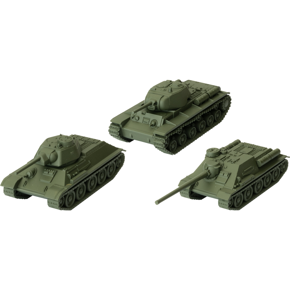 World of Tanks: Soviet - Tank Platoon (T-34-85, SU-76M, SU-85) | Tabletop  Miniatures | Miniature Market