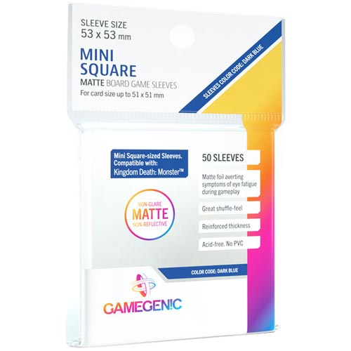 Gamegenic Gamegenic Sleeves: Square MATTE - 50 count (73x73mm) - Fair Game