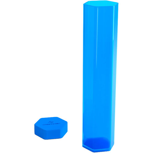 Playmat Tube with Dice Cap - Blue