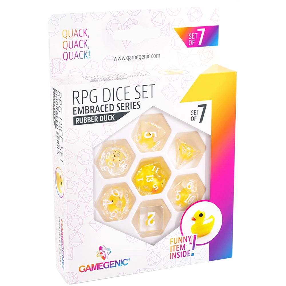 Embraced Series Polyhedral Set: Rubber Duck (7) (Clearance)