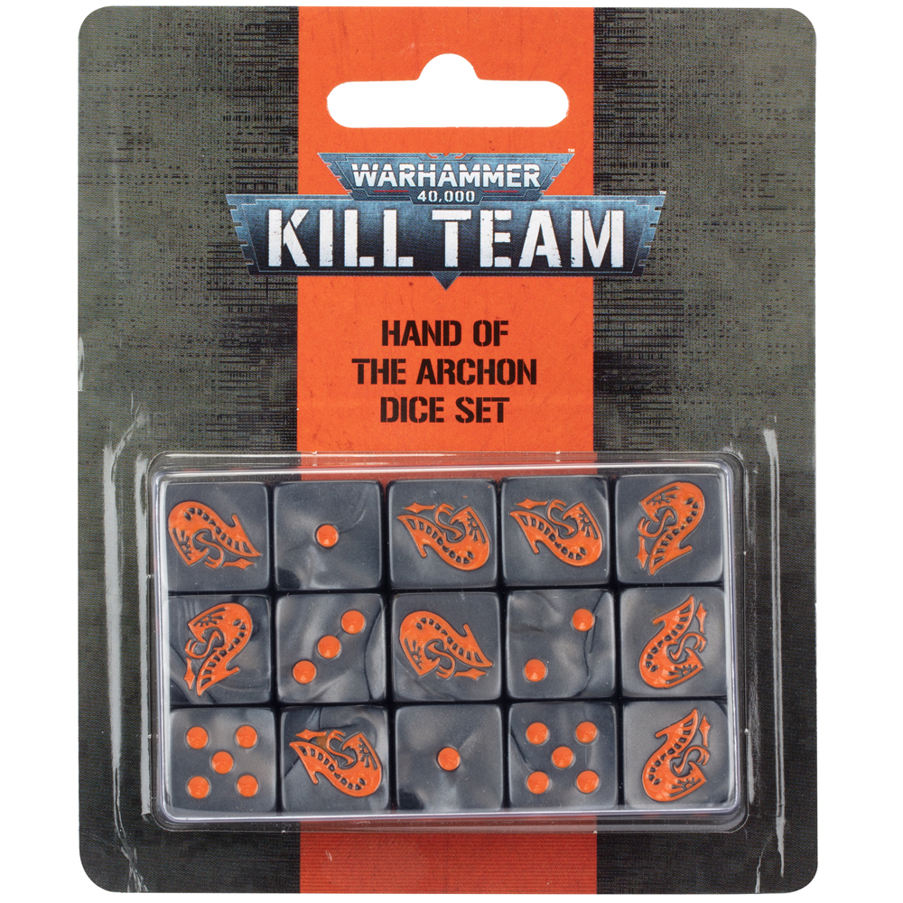 Games Workshop Dice 40K of the Team Hand Kill Warhammer Pack ユニセックス Archon  NEW