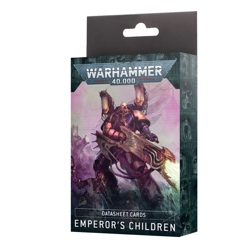 Warhammer 40K: Datasheet Cards - Emperor's Children (New Arrival)
