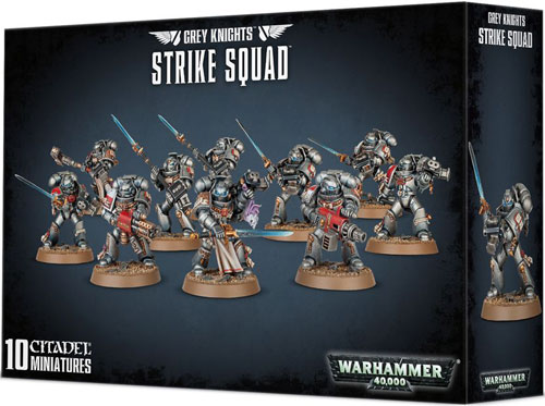 Details about   Warhammer 40000 40k Grey Knights Kill Team Strike Squad of 3 paint 9/10 82819 G
