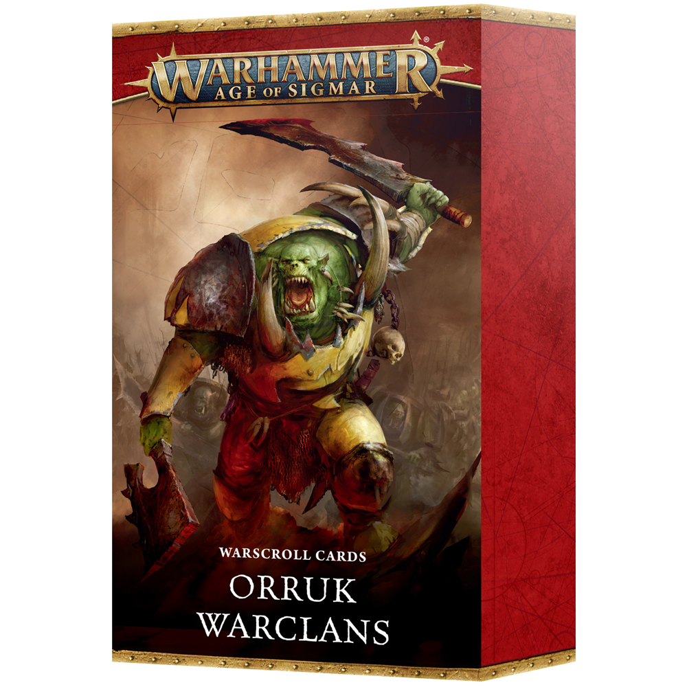 Warhammer Age of Sigmar: Warscroll Cards - Orruk Warclans (4th Edition)