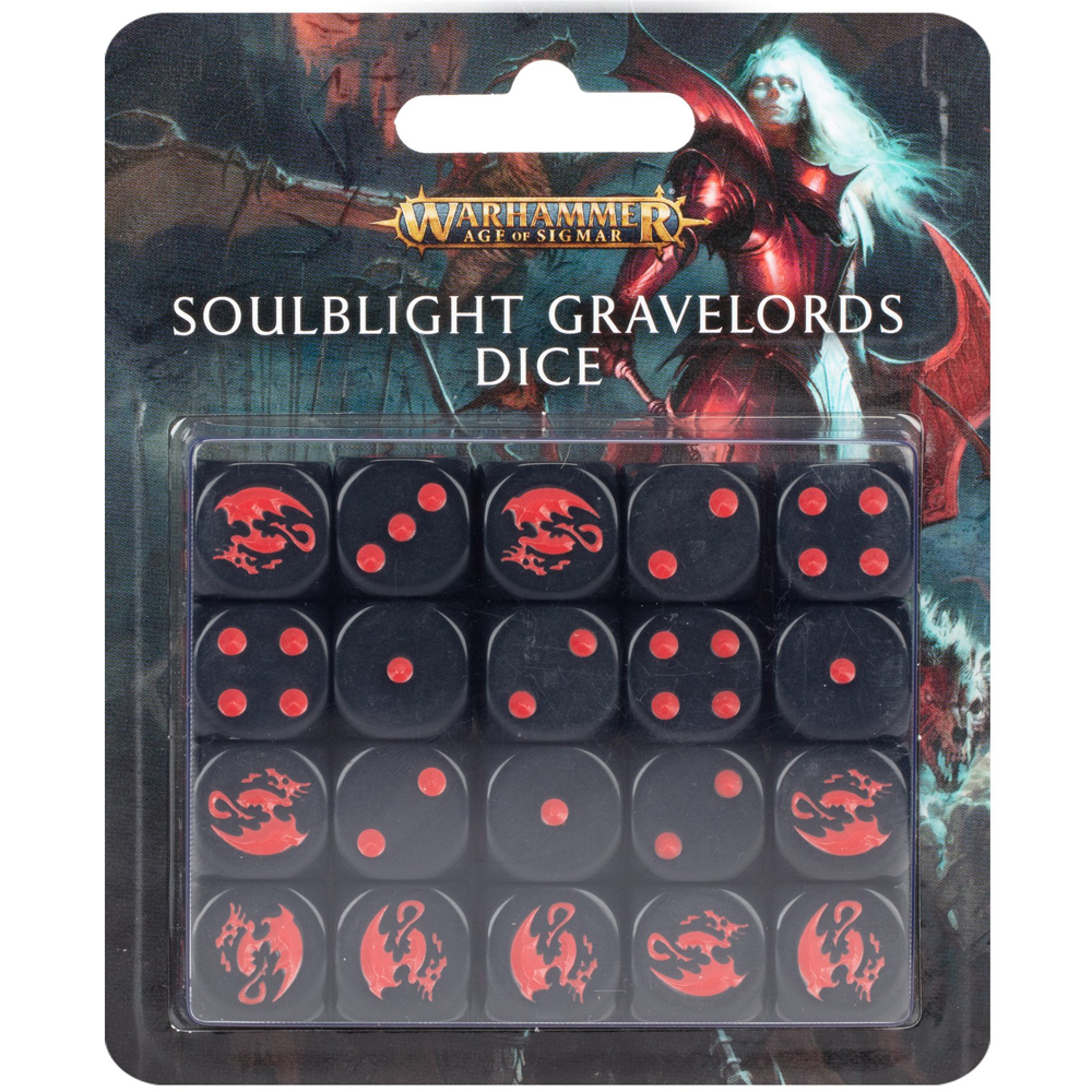 Warhammer Age of Sigmar: Soulblight Gravelords Dice (20)
