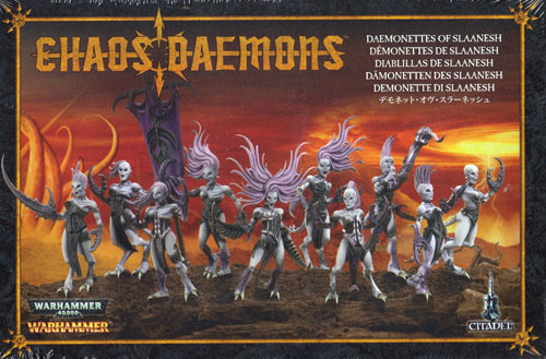 Warhammer 40K/Age of Sigmar: Chaos Demons - Daemonettes of