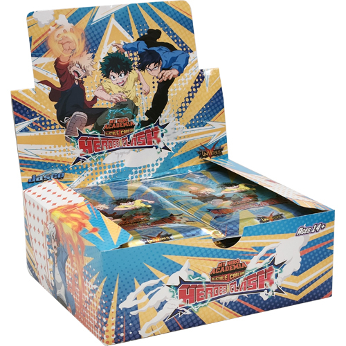 Jasco Games My Hero Academia Collectible Card Game Series 1 Unlimited |  240-card 24-Pack Booster Display | Trading Cards for Adults and Teens |  Ages