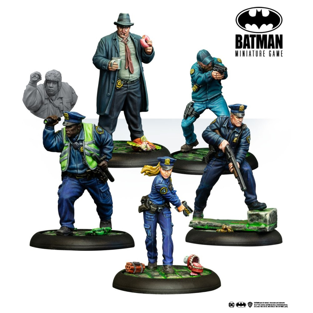 Batman Miniature Game: GCPD Agents (Back to Gotham) | Tabletop Miniatures |  Miniature Market