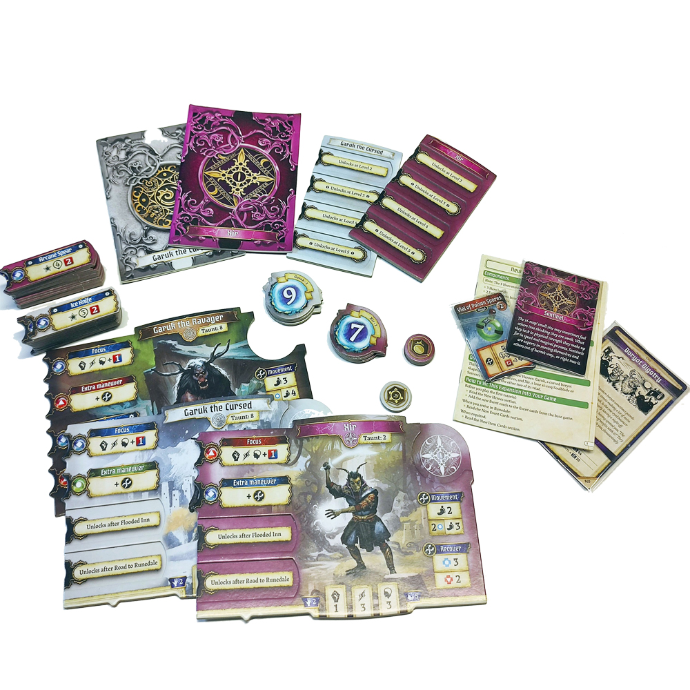 Agemonia: New Heroes Expansion (Xir & Garuk)