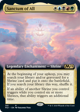 Magic Core Set 2021 The Gathering Sanctum of Stone Fangs