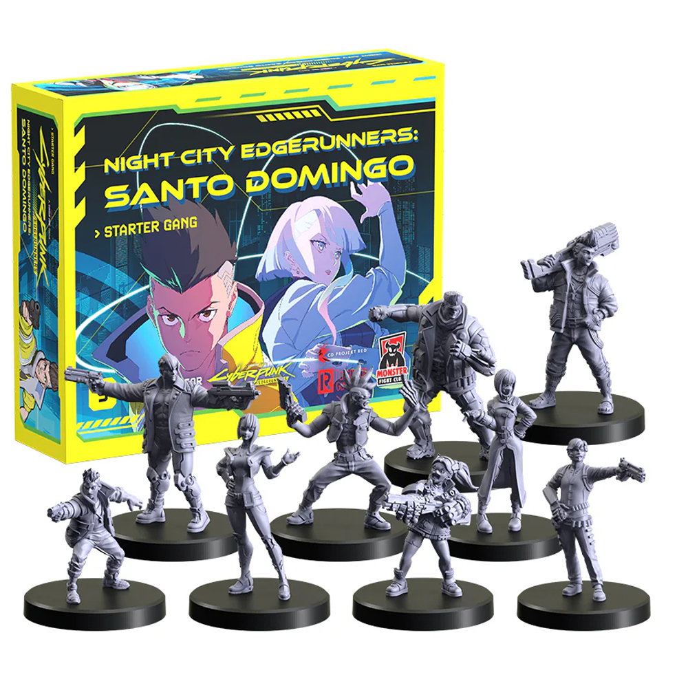 Night City Cyberpunk Edgerunners: Santo Domingo Starter Gang (New Arrival)