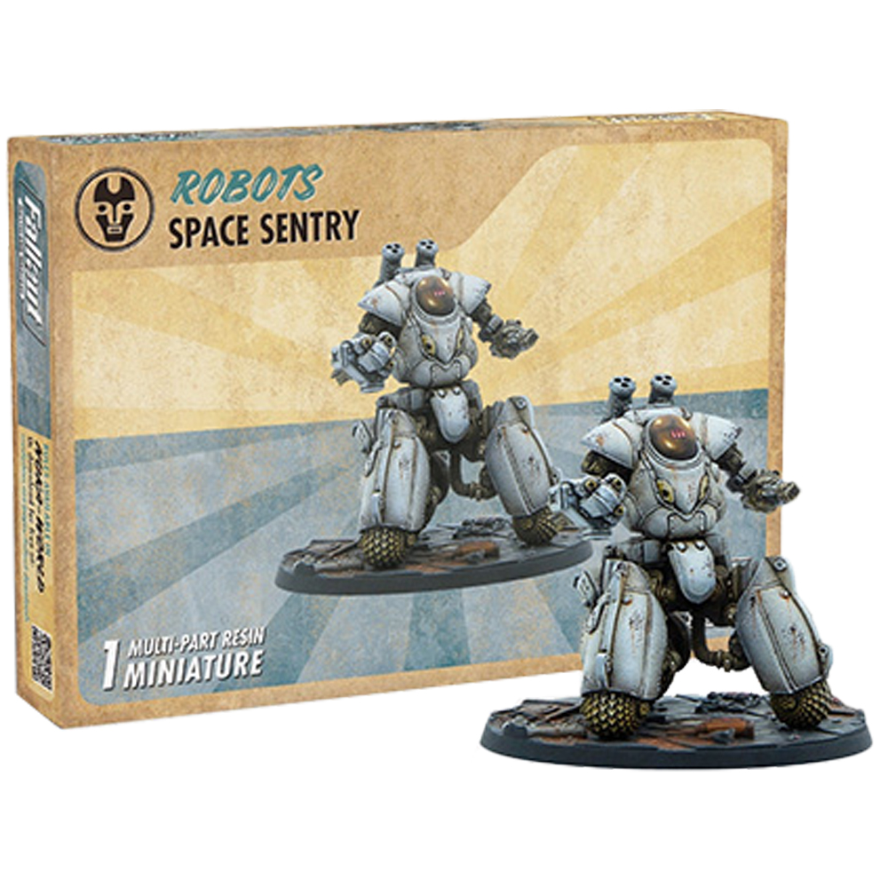 Fallout Wasteland Warfare: Robots - Space Sentry | Tabletop Miniatures |  Miniature Market