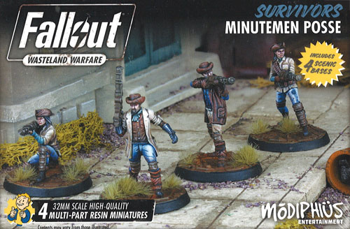 Fallout Wasteland Warfare Survivors Minutemen Posse Box Miniatures MUH051244 