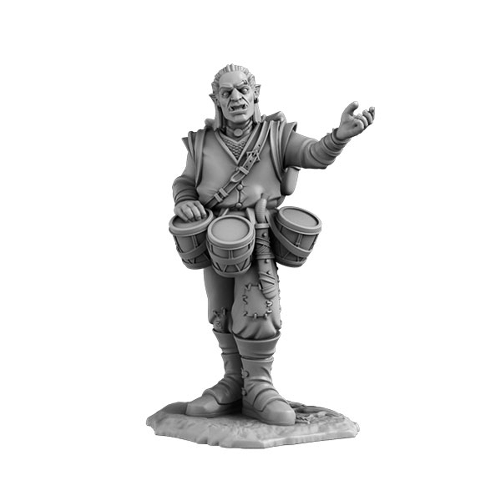 Next Level Miniatures: Half-Orc Bard