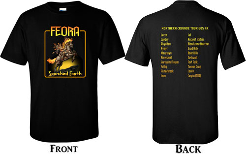 OffWorld Designs T-Shirt: Feora (Small) (Last Chance)