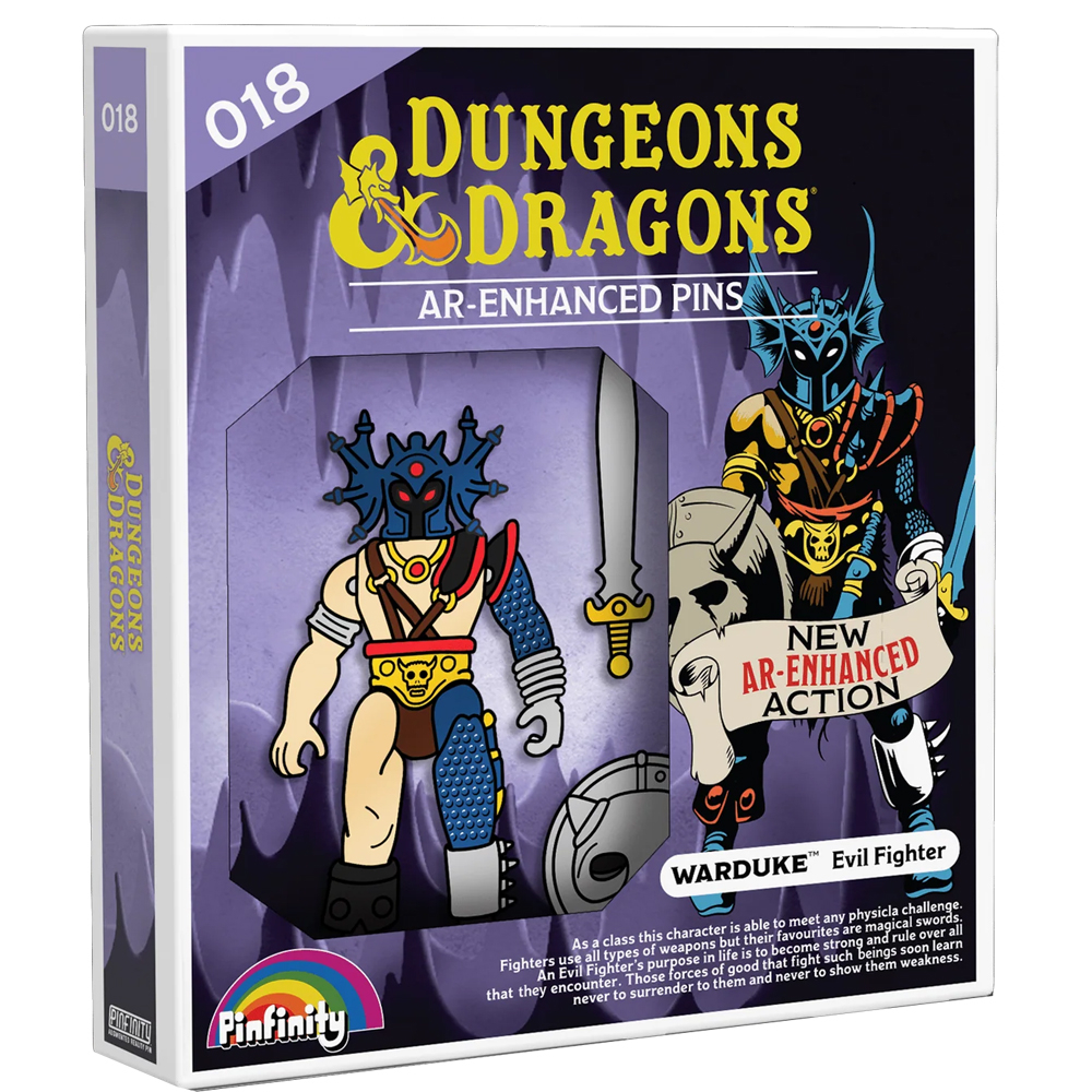 D&D Augmented Reality Pins: Series 1 - Warduke, Evil Fighter (Summer Savings Sale)