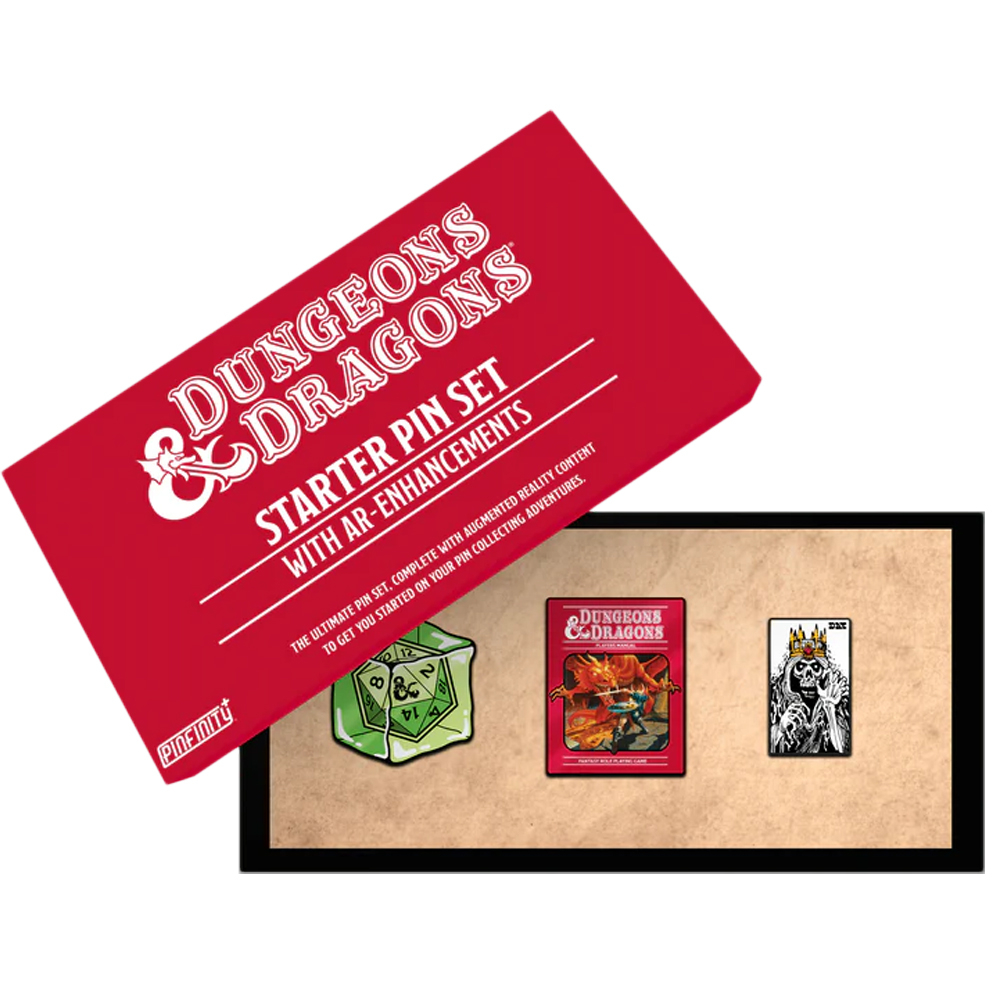 Dungeons & Dragons (D&D) Limited Edition Class 12pc Augmented Reality Pin Set