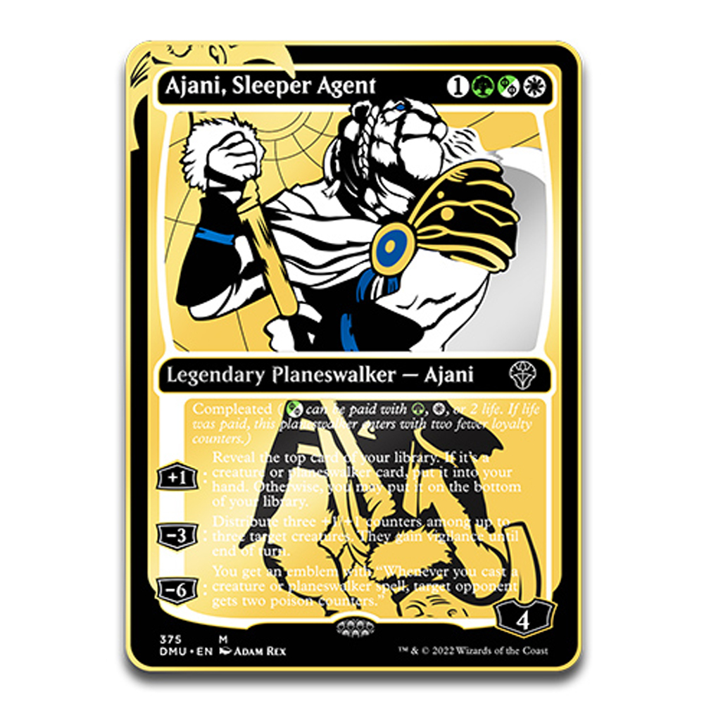 MtG Augmented Realty Pin: Ajani, Legendary Planeswalker (Last Chance)
