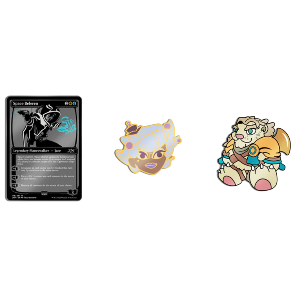 MtG Augmented Realty Pin: Unfinity Pin Set (Game On! Sale)
